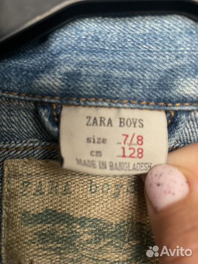 Джинсовая куртка zara