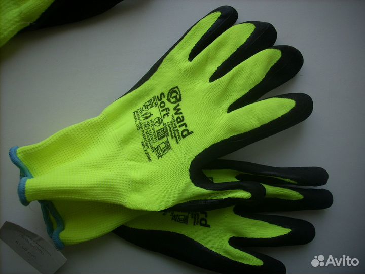 Перчатки зимние рабочие со вспененным латексом