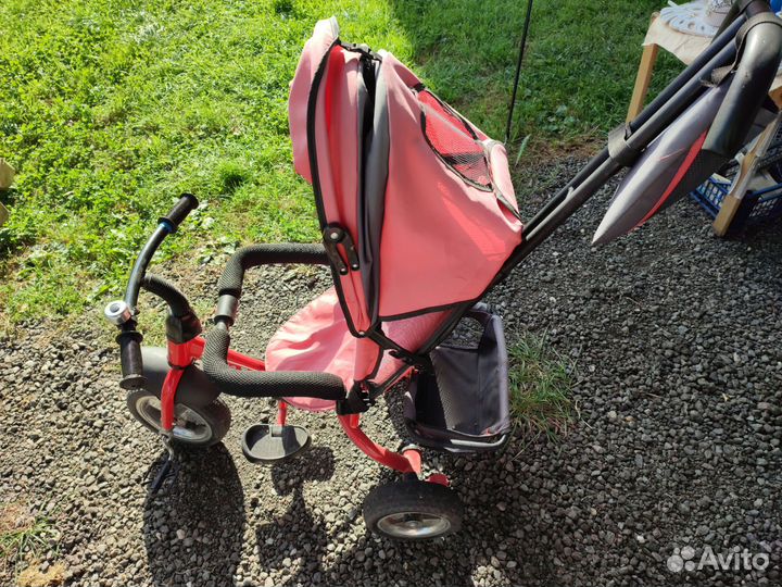 Велосипед с родительской ручкой