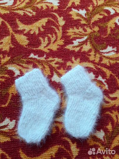 Детские носочки из собачьей шерсти 11 см