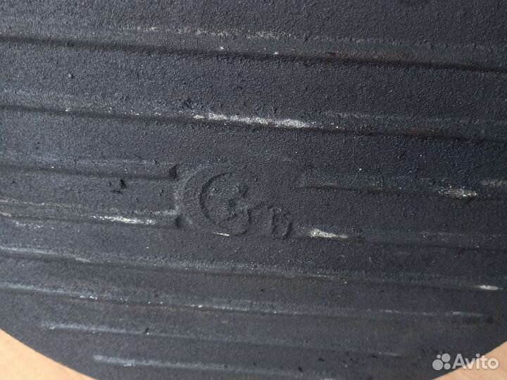 Крышка сковорода чугунная на казан 12л 40см