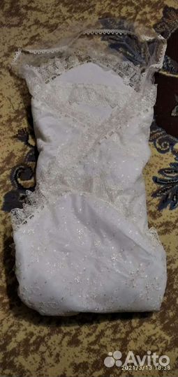 Одеяло-конверт на выписку и крещение