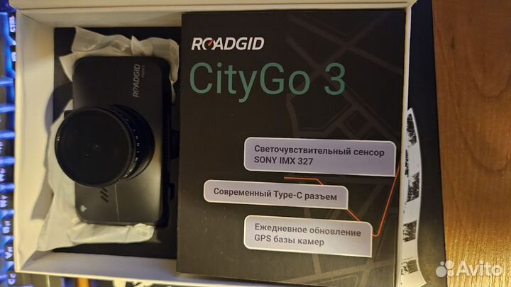 GPS Видеорегистратор RoadGid CityGo3 2К