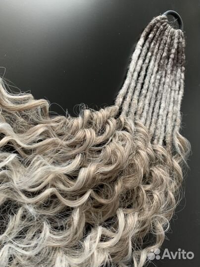 Резинки для волос с дредами и локонами