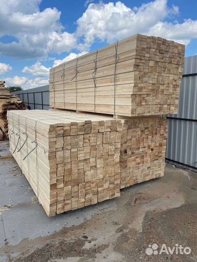 Доска обрезная сухая и естественной влажности