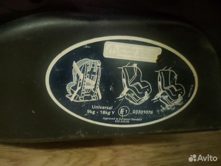 Детское автокресло 9 до 18 кг britax romer