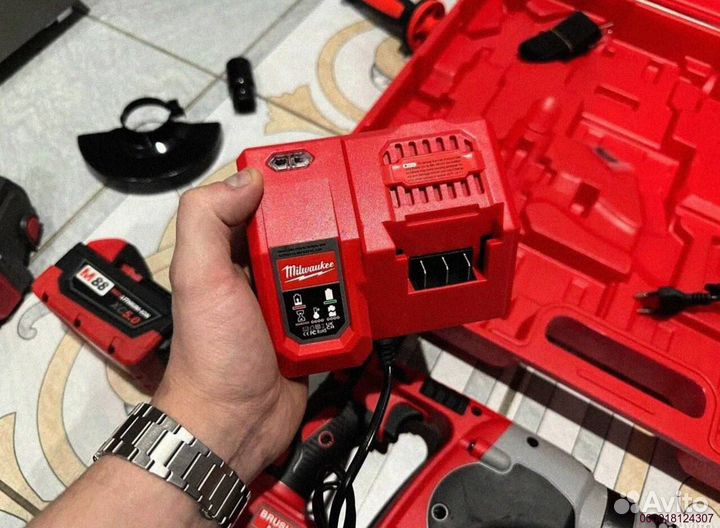 Набор гайковерт ушм перфоратор шуруповерт акб (Арт.52124)