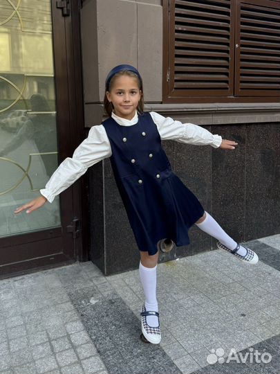 Платье школьное и рубашка