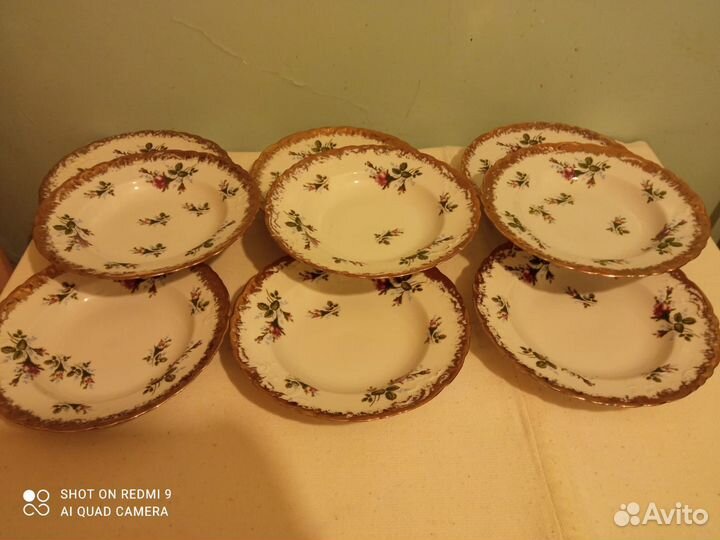 Набор тарелок фарфор