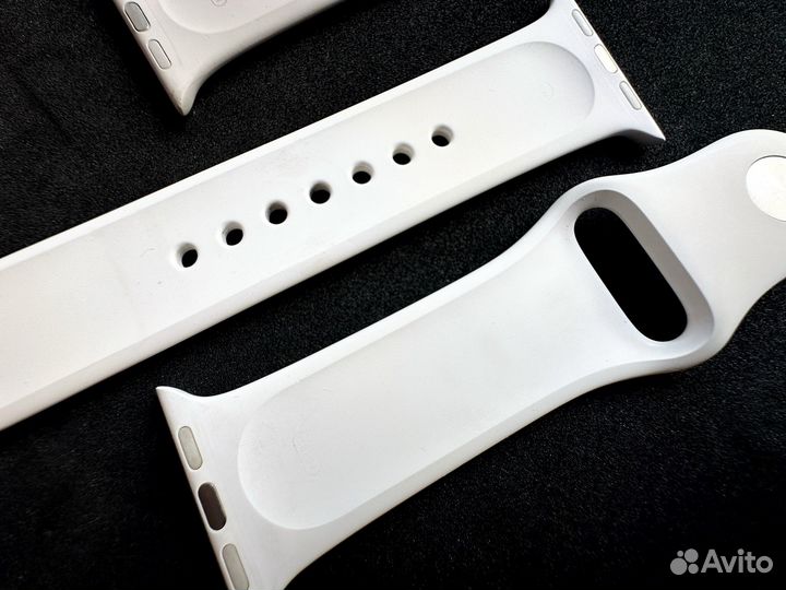 Starlight и белые ремешки apple watch 41 40mm