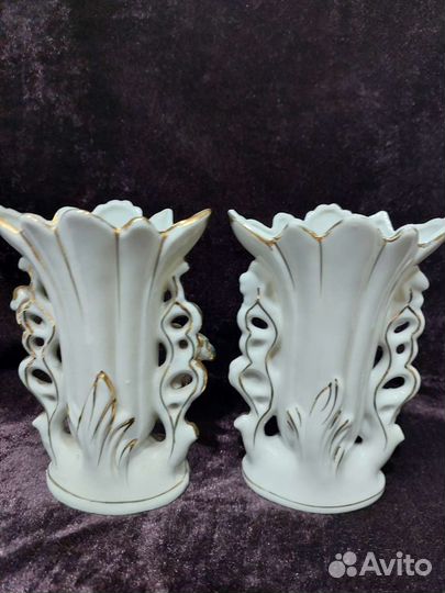 Вазы фарфоровые Европа, разных размеров