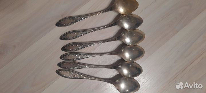 Набор столовых ложек мельхиор СССР
