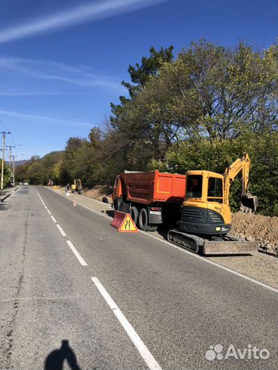 Услуги мини-экскаватора