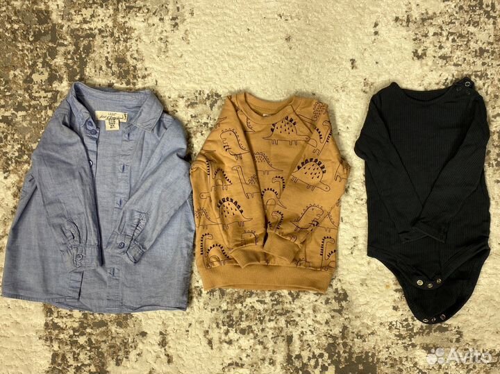 Пакет вещей на мальчика 80 86 размер