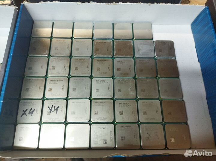 Много процессоров intel и AMD на разные сокеты