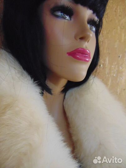 Воротник песец белый