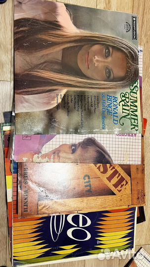 Пластинки виниловые разных лет