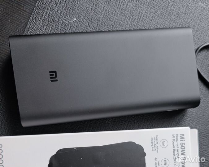 Повербанк xiaomi 20000 mah Черный