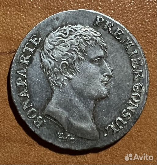 1 Франк Франция AN 12 сохран редкая