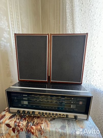 Проигрыватель винила СССР радиоприемник стерео