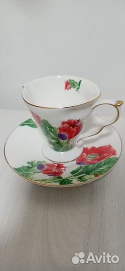 Фарфоровая чайная пара