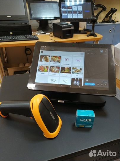 POS моноблок+онлайн касса Учет для бургерной