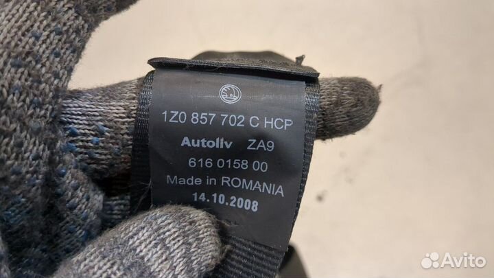 Ремень безопасности Skoda Octavia (A5), 2009