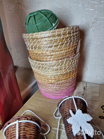 Корзина кашпо для творчества