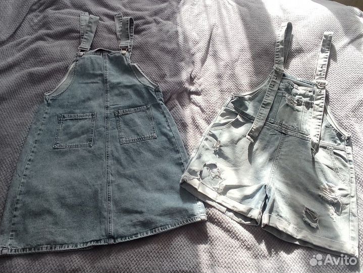 Джинсовый комбинезон и сарафан женский