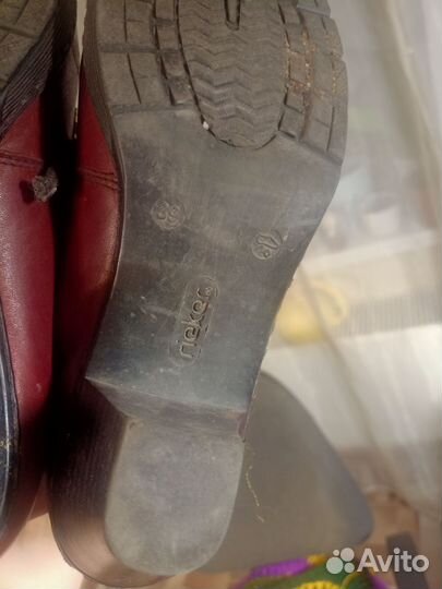 Ботинки женские 39 размер rieker