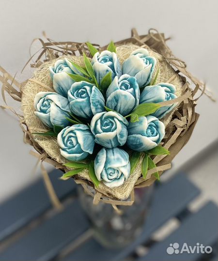 Букет цветы из мыла