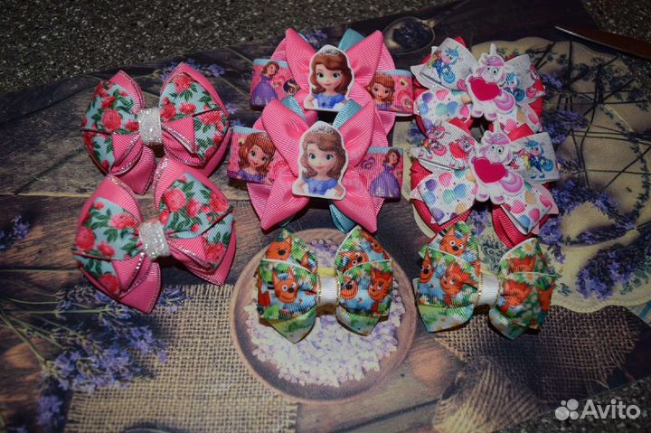 Кабошоны для рукоделия, бантиков