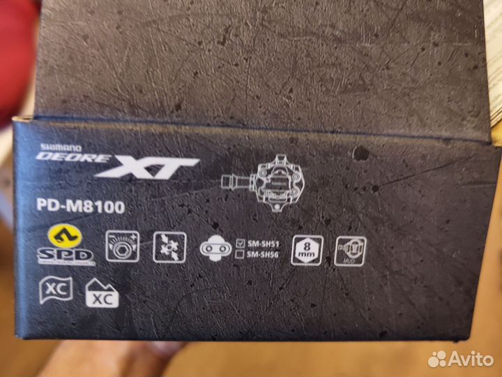 Педали Shimano XT m8100