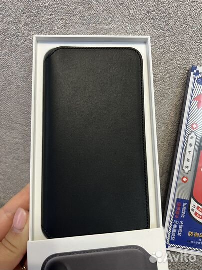 Кожанный Чехол книжка на iPhone xs max