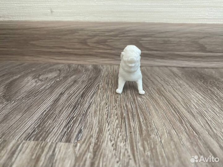 Собака, пес, игрушка колкий пластик СССР коллекция