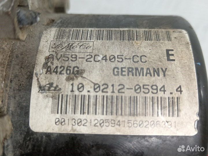 Блок ABS для Ford Fiesta 6 AV592C405CC
