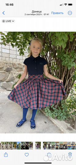 Платье и пиджак на девочку