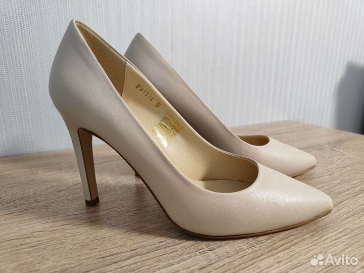 Туфли лодочки кожа