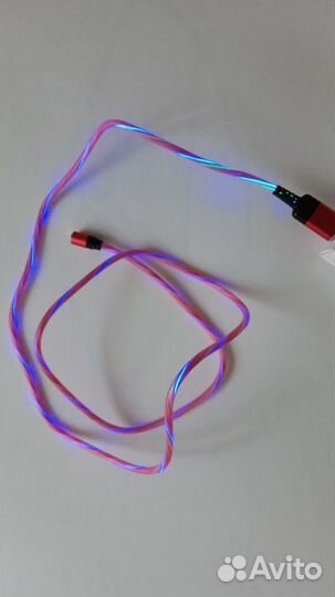 Магнитный светящийся кабель для зарядки