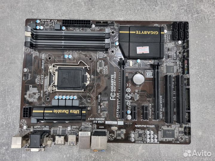 Материнская плата gigabyte GA-Z87-HD3 на запчасти