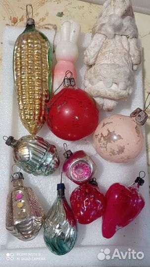 Елочные игрушки СССР в реставрацию