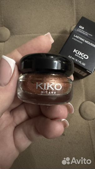 Kiko lasting mousse стойкие муссовые тени для век