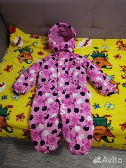 Зимний комбинезон для девочки 104