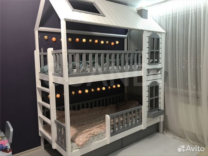 Детская двухярусная кровать