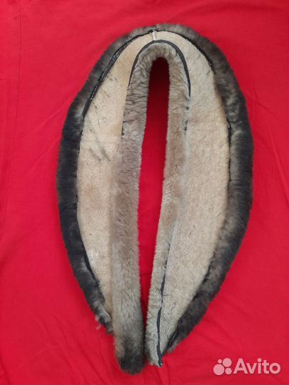 Меховой воротник лама стриженая