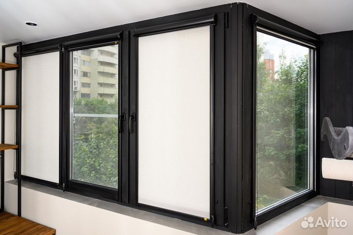 Рулонные шторы Серые RAL8461