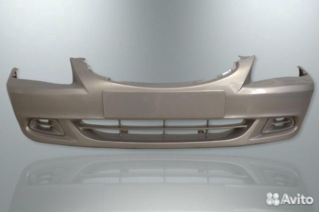 Бампер передний Акцент в цвет авто