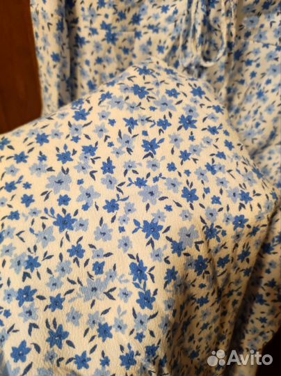 Платье голубое