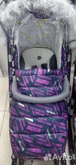Санки коляска для двойни и близнецов премиум