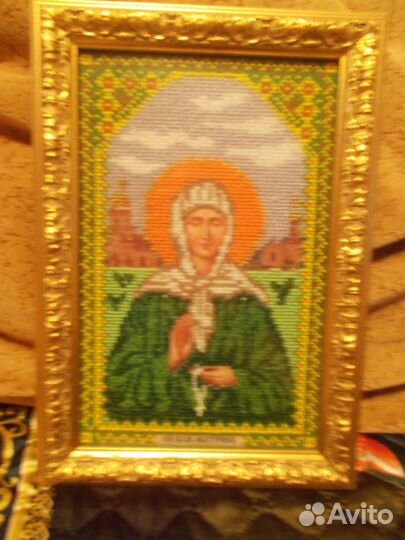 Икона бисером 